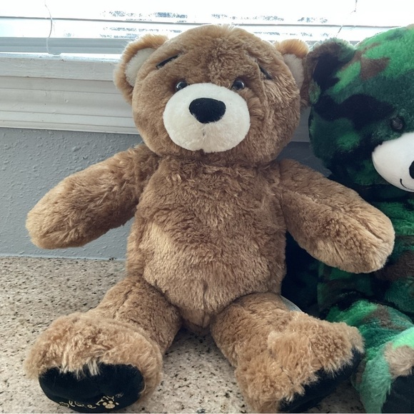 Build A Bear Bearemy Bear Plush Stuffed Lovey Toy Plush Build-A-Bear Camouflage - Picture 8 of 8